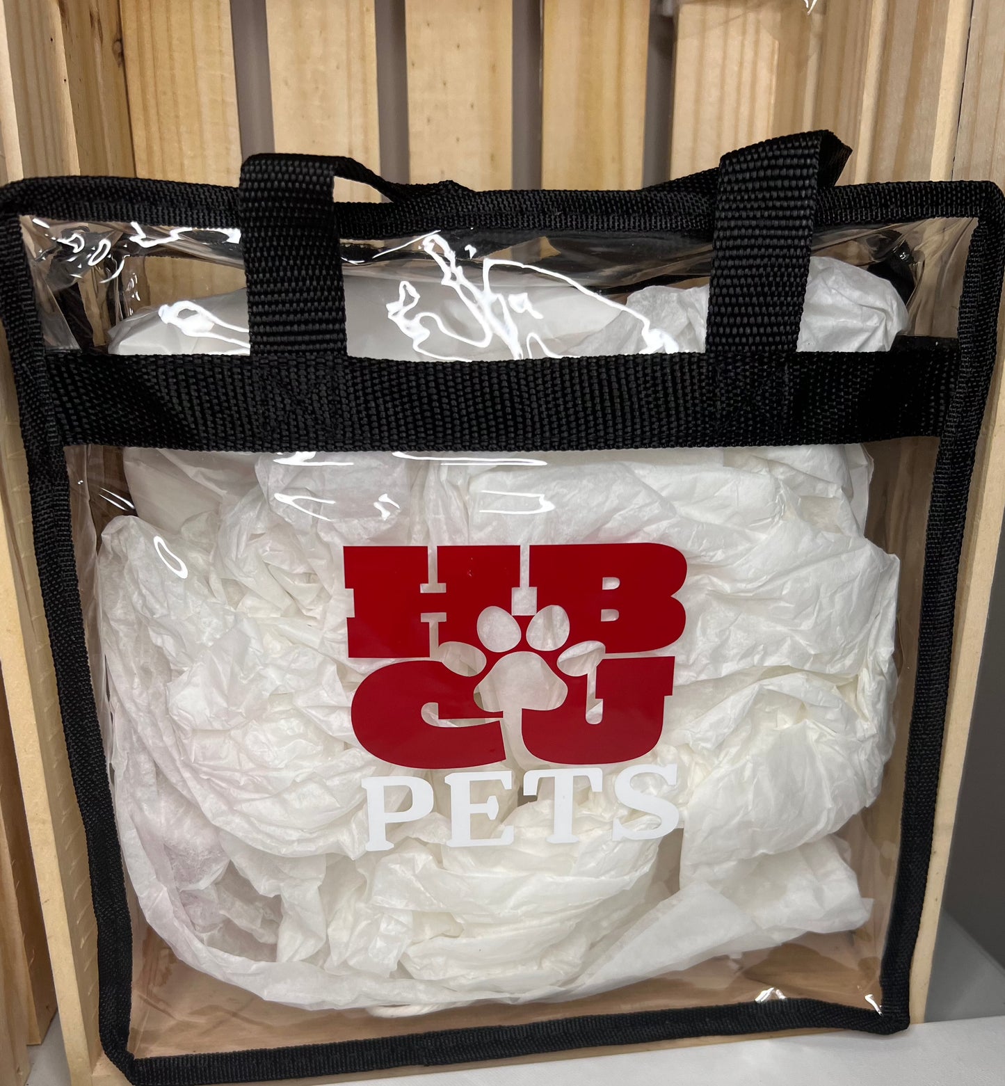 HBCU Pets Clear Stadium Approved Tote bag