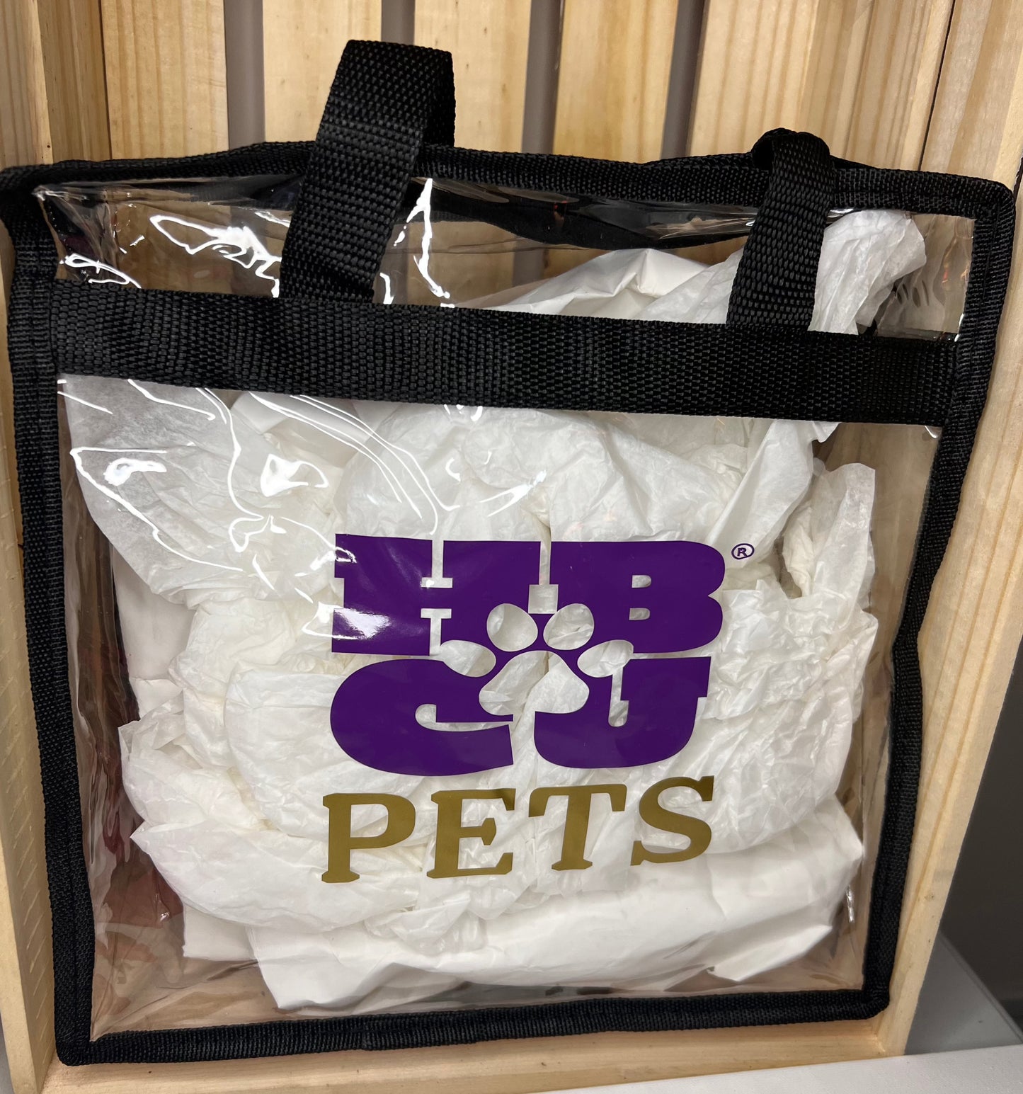 HBCU Pets Clear Stadium Approved Tote bag
