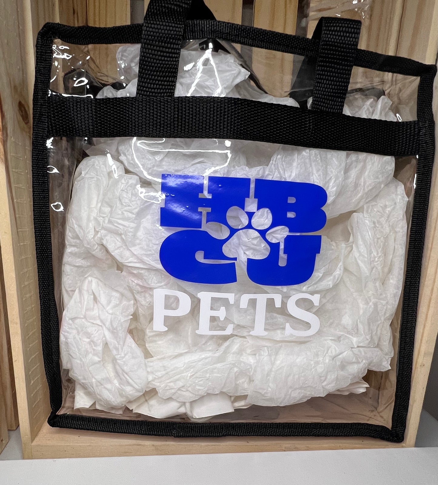 HBCU Pets Clear Stadium Approved Tote bag