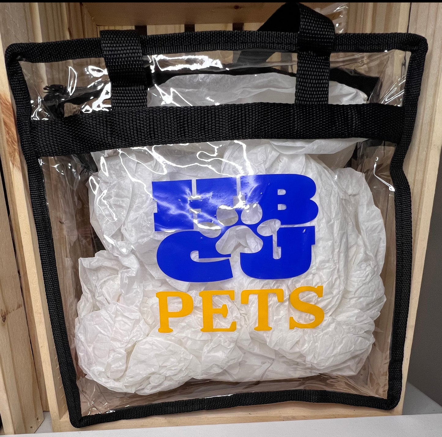 HBCU Pets Clear Stadium Approved Tote bag