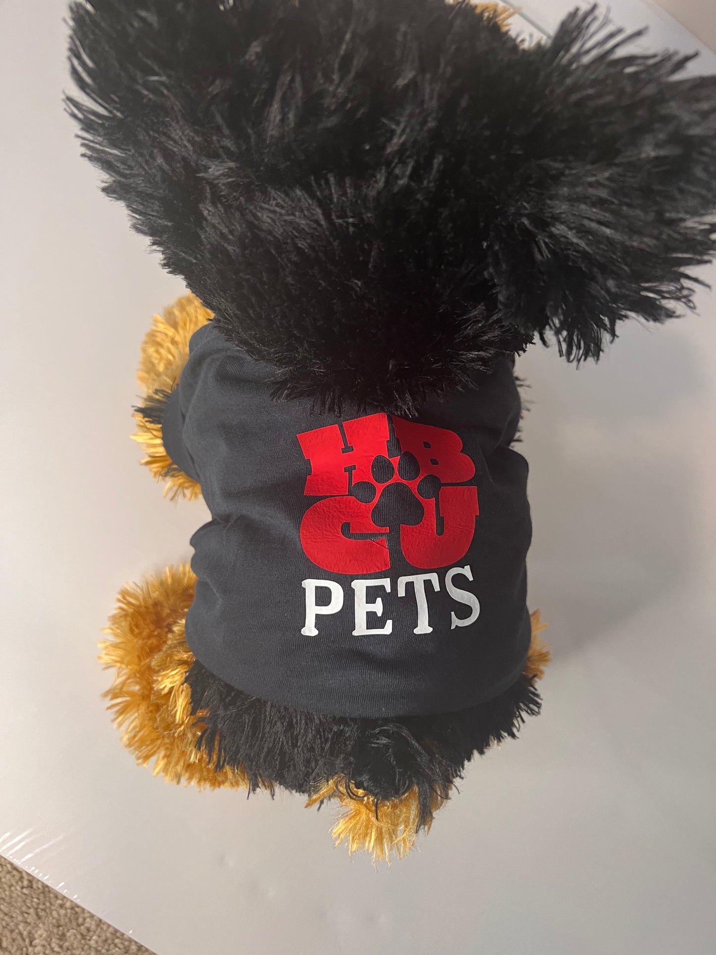 HBCU Colorway Pet t-shirt- Black & Red