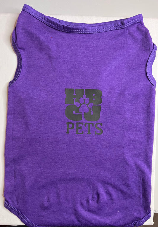 HBCU Pets-Purple & Black Pet t-shirt