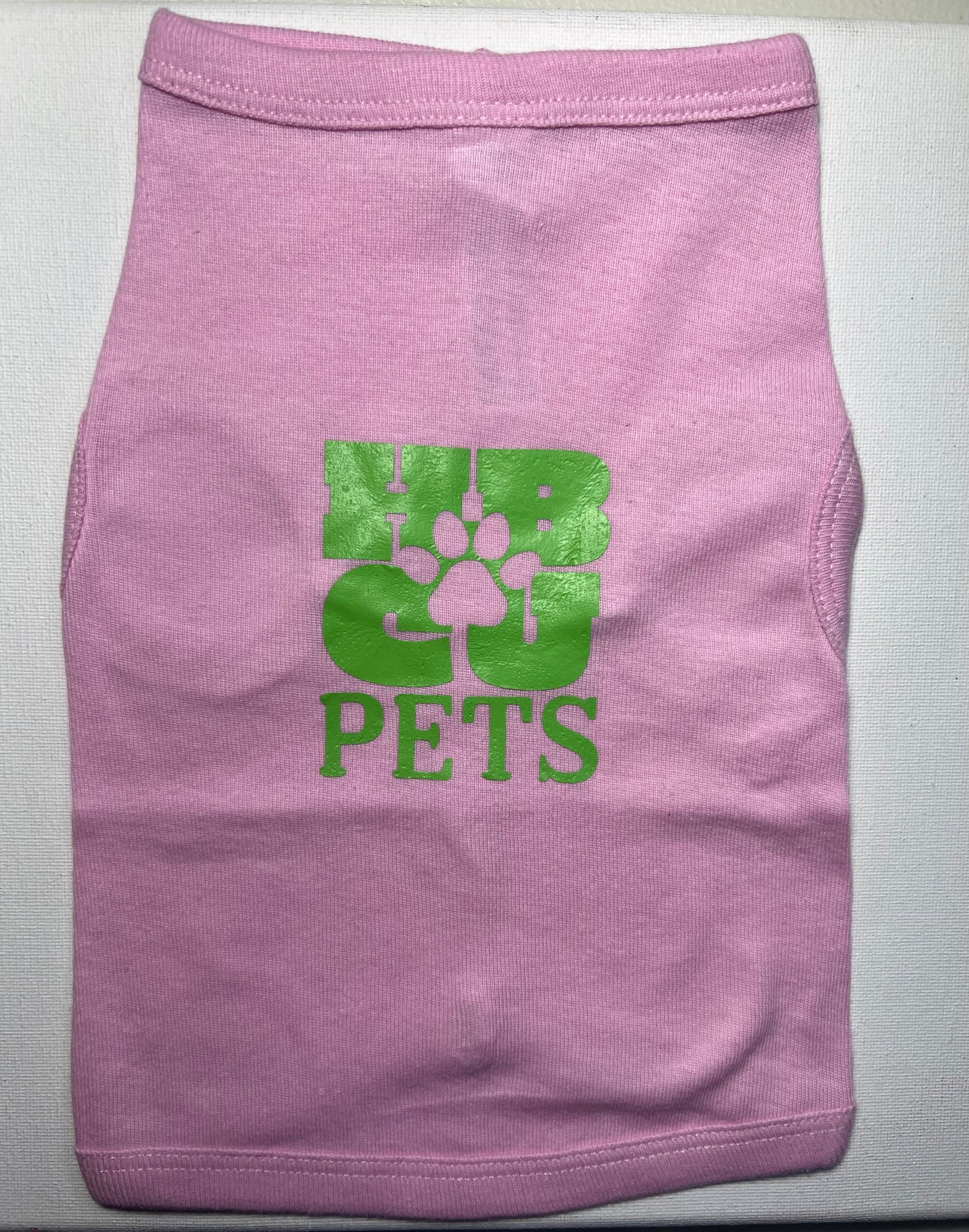 Black Greek Colorway Pet t-shirt- Pink & Green
