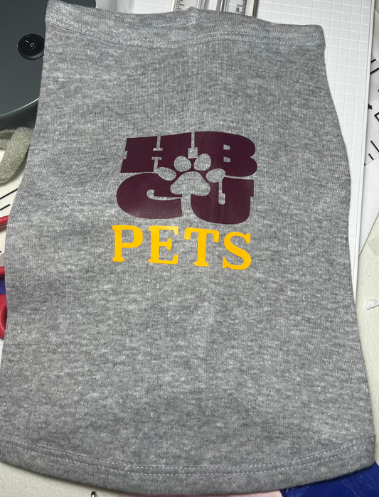 HBCU Colorway Pet t-shirt Maroon & Gold