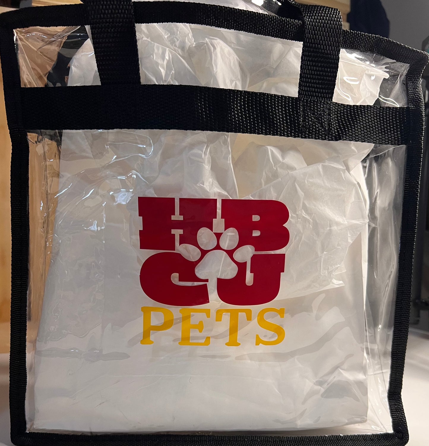 HBCU Pets Clear Stadium Approved Tote bag