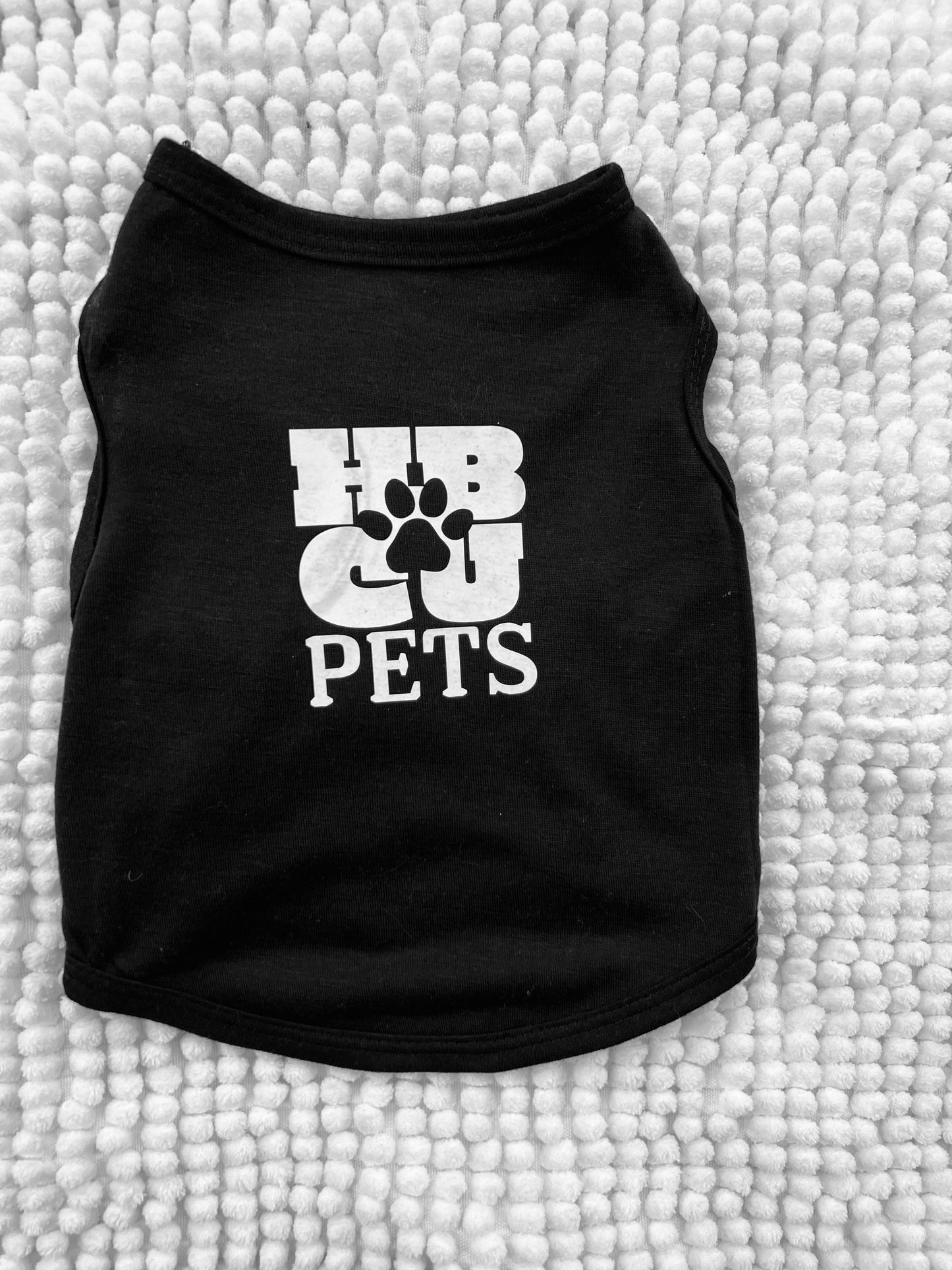 HBCU Pets Flagship Pet T-Shirt- Black & White