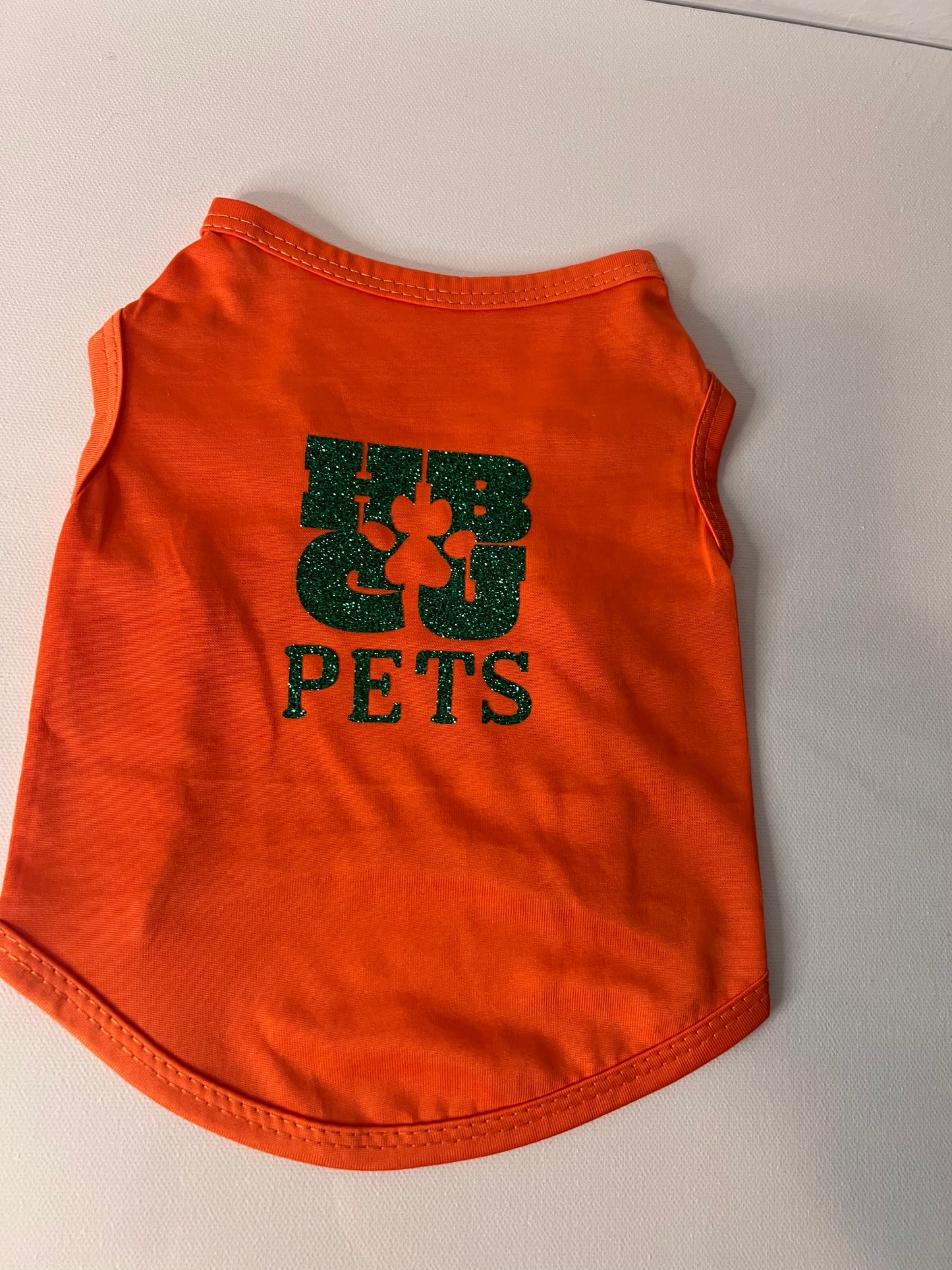 HBCU Colorway Pet t-shirt-Orange & Green