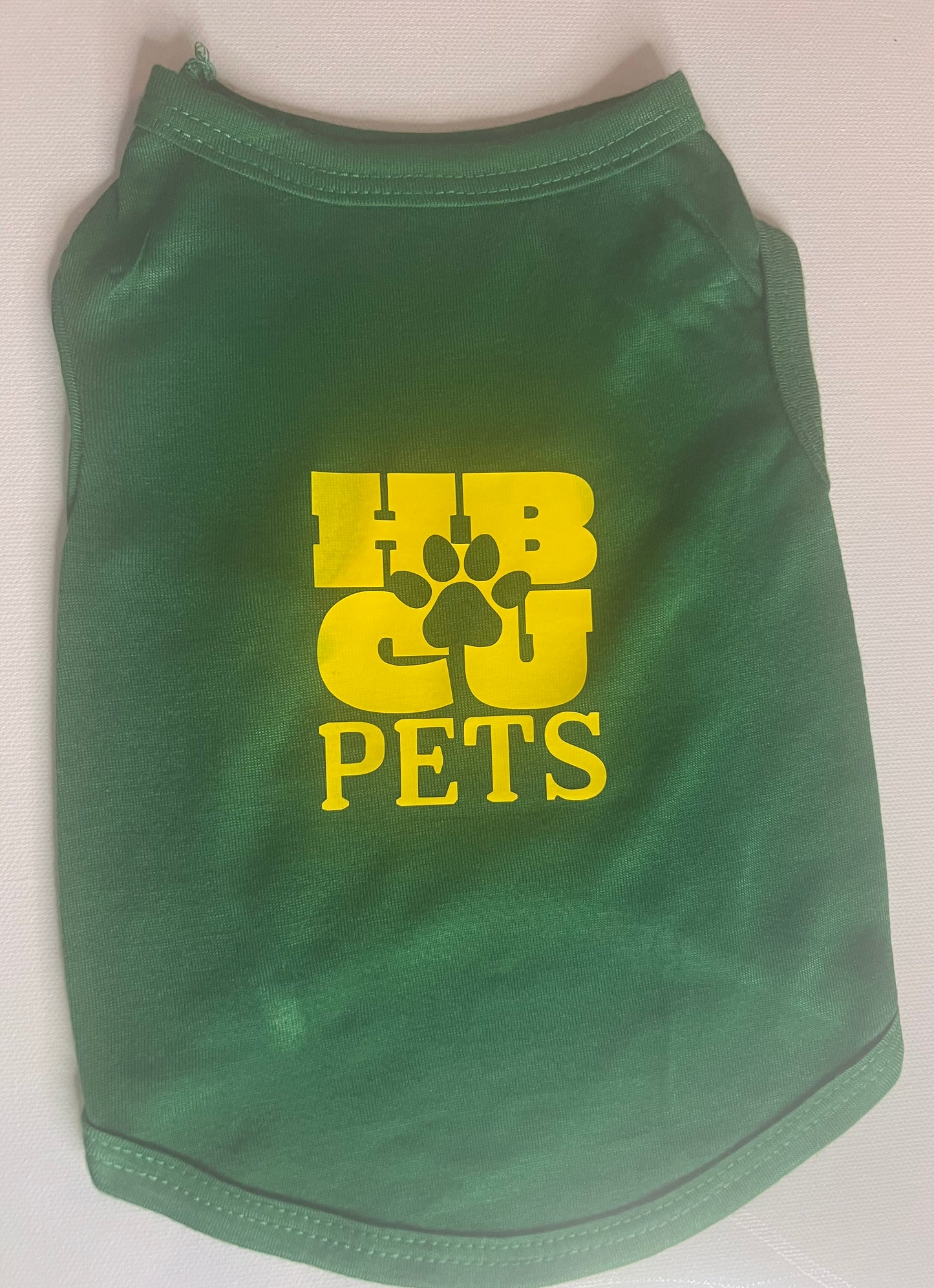 HBCU Colorway Pet t-shirt- Green & Gold