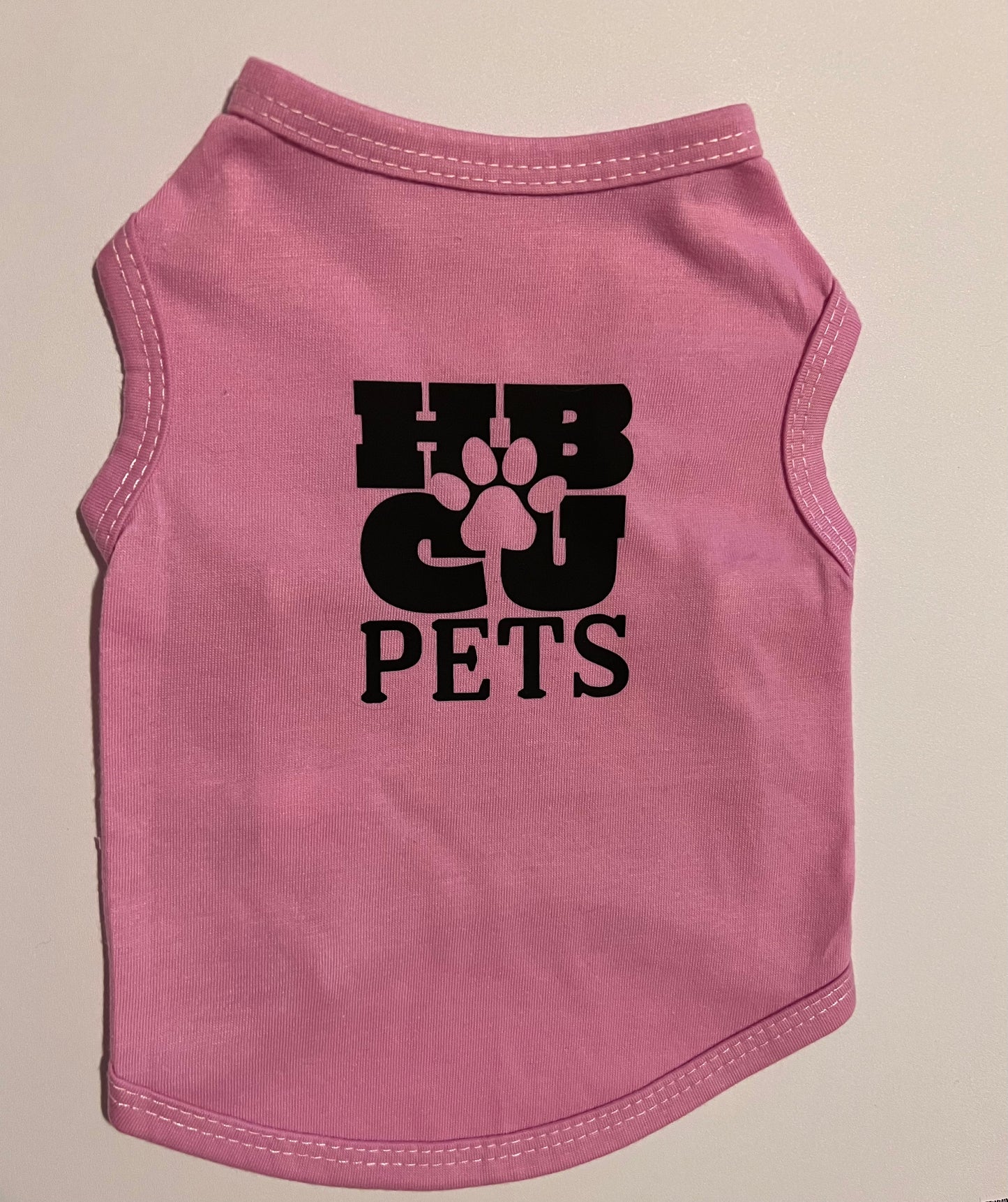 LIMITED EDITION: HBCU Pets Pink & Black Pet t-shirt- PINKTOBER